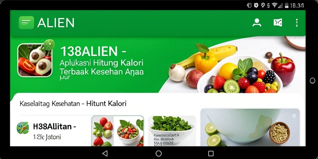 Antarmuka aplikasi 138ALIEN yang ramah pengguna dan intuitif.