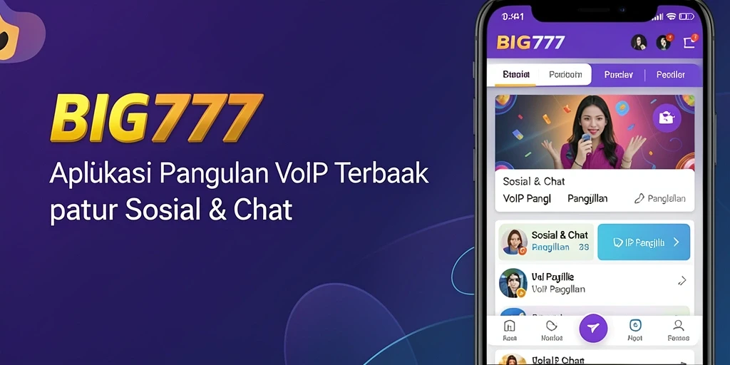 Tampilan antarmuka utama BIG777 yang intuitif dan menarik.