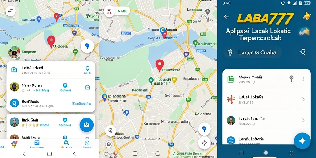Tampilan antarmuka LABA777 dengan fitur pelacakan lokasi yang jelas dan mudah digunakan.