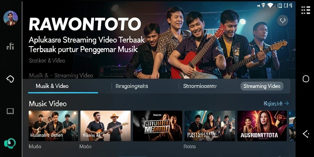 Tampilan antarmuka pengguna RAWONTOTO yang menarik dan fungsional.