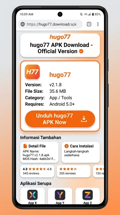 Panduan Unduh dan Instal APK hugo77 untuk Android